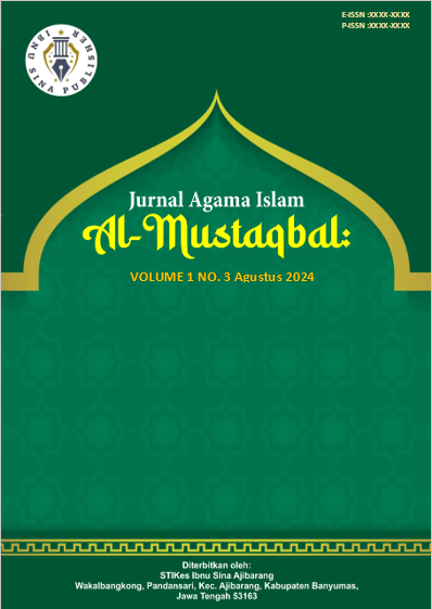 					View Vol. 1 No. 3 (2024): Agustus : AL-MUSTAQBAL: Jurnal Agama Islam
				